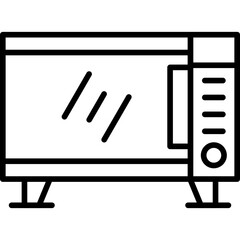 Microwave Icon Vector Element