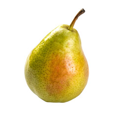 Ripe fresh pear isolated on white background