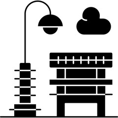 Park Icon Vector Element