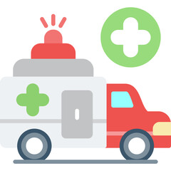 Ambulance Icon Vector Element