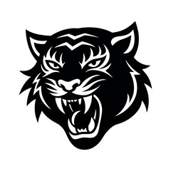 Angry Tiger Mascot Logo Vector Design