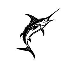 Illustration of marlin fish vector 