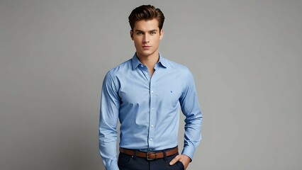 Fototapeta premium portrait of a handsome man