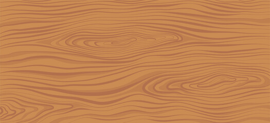 Wood texture. Brown wooden plank, cutting board, floor or table surface. Striped fiber textured background. Retro tree surface pattern