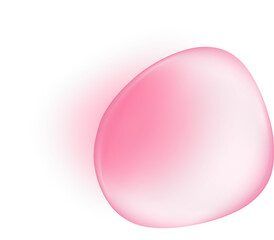 Obraz premium Pink water drop. Collagen and serum liquid gel texture. Cosmetic oil for beauty and skincare with moisture effect