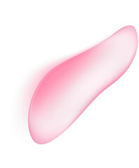 Pink water drop. Collagen and serum liquid gel texture. Cosmetic oil for beauty and skincare with moisture effect