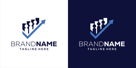 Creative Abstract Logo Financial Traffic, Design Inspiration, Vector, Illustration