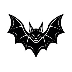 Bat Head Tattoo Stock Illustration Icon