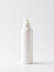 white plastic bottle