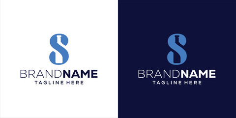 Letter S Wine Logo Design Template Inspiration, Vector, Illustration