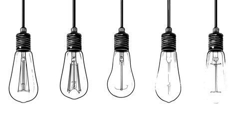 Naklejka premium set of screwdrivers