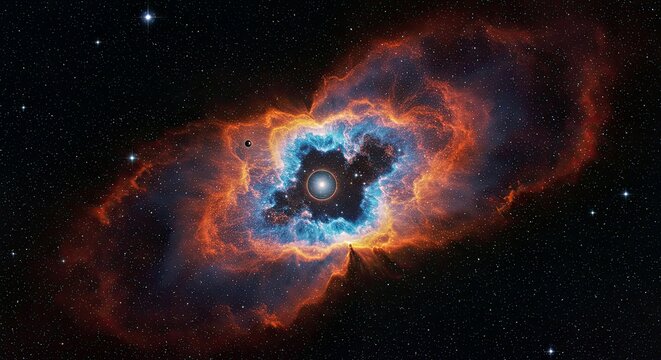 Wide-Angle View: FU Tauri System - Star & Distant Companion