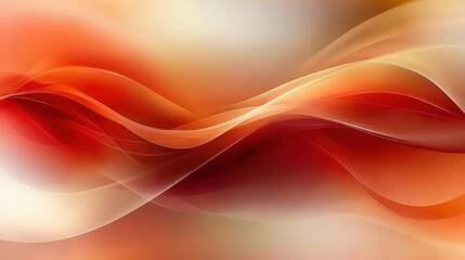 Abstract dynamic flow of warm colors