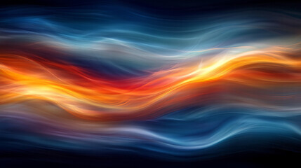 Fototapeta premium Abstract energetic waves of color