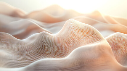 Abstract fabric landscape