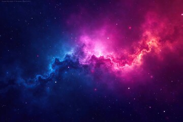 Obraz premium Stunning, vibrant galaxy background, perfect for design projects Cosmic dust, nebulae, stars , spiral galaxy, constellation