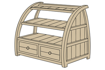 114 wooden baby crib, natural wood tones, soft pastel textiles, decorative wooden balls, cozy nursery decor, warm and inviting atmosphere, modern rustic design, soothing and comfortable interior, high