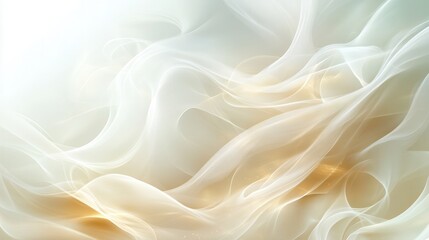 Fototapeta premium Abstract flowing fabric with soft light