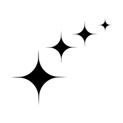 Sparkle vector icon. Shine symbol illustration. star sign or logo.