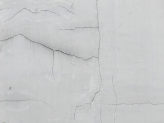 Obraz premium Cracked Light Grey Plaster Wall Texture