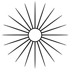 Obraz premium sun and moon