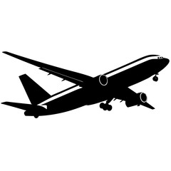 airplane isolated on white