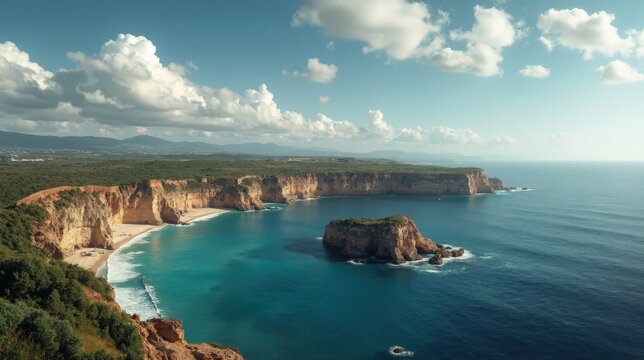Overcast midday sky above Punta Entinas Sabinar, presented in a wide panoramic frame.