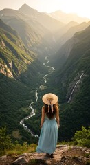 Naklejka premium Golden Hour's Embrace