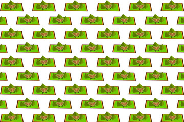 Pandan Koci Cake Pattern 