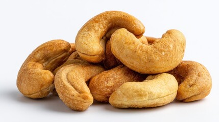 Fototapeta premium A Delicious Pile of Roasted Cashews