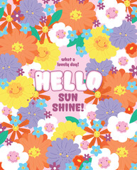 Bright blooms and happy vibes!  Say hello to sunshine and let your day blossom beautifully.