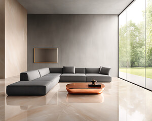 Modern Living Room Interior Design.