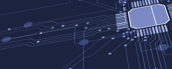 Abstract circuit board technology concept background