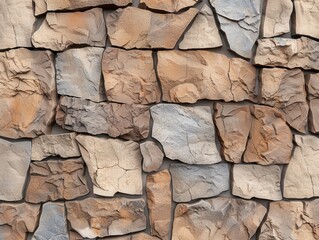 Fototapeta premium Stone wall texture background architectural detail close-up natural environment artistic viewpoint material concept