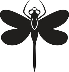 dragonfly silhouette vector, Dragonfly line art vector