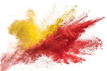 Abstract colorful watercolor splashes create an artistic vector illustration with paint texture