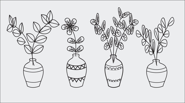 flower tob vector illustration.
