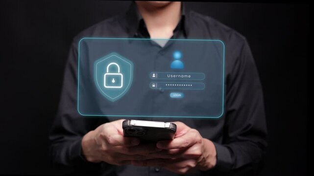 Someone tried to log in by typing their username and password.