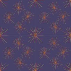 Geometric abstract stitch needlework pattern with vintage retro minimal graphic seamless layout with a variety of lines and shapes, combining modern and element design styles. Artwork backgrounds