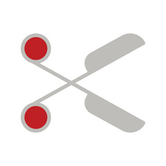 Set of Scissors icon collection. Cut lines with scissors signs. Vector Illustration.Scissors icon. Simple silhouette of open scissors. Scissors logo icon. Stock vector illustration isolated on a white