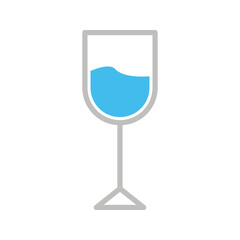 Drink glass icons of various shapes and uses. Classic alcoholic cocktail