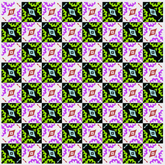 Abstract ethnic rug ornamental seamless pattern.Perfect for fashion, textile design, cute themed fabric, on wall paper, wrapping paper and home decor.Vector graphics for design.