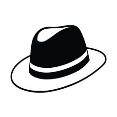 black hat vector illustration