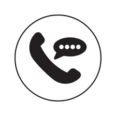 Phone icon vector. iphone incoming call Telephone icon symbol isolated. Call icon simple black line