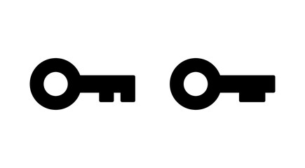 Key icon vector. Key sign and symbol.