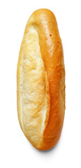 Fresh Vietnamese Bánh Mì Bread Roll Isolated on Transparent Background