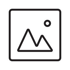 Album icon, Photo gallery icon, Image gallery, symbol, vector, Picture signs. Gallery icon vector, silhouette. simple icon