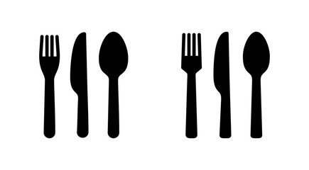 spoon and fork icon vector. spoon, fork and knife icon vector. restaurant sign and symbol