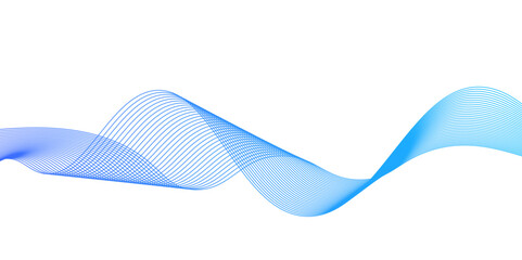 Smooth flowing dynamic blue wave lines isolated on white background,abstract background with business lines.Abstract wave line for banner, wallpaper background with wave, © MD SAGOR