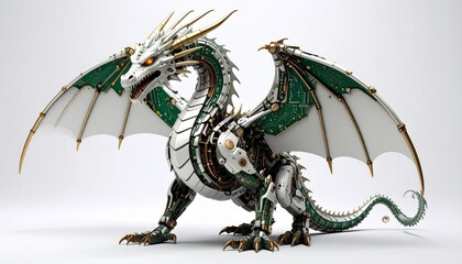 Obraz premium Fantasy Dragon 3D Model